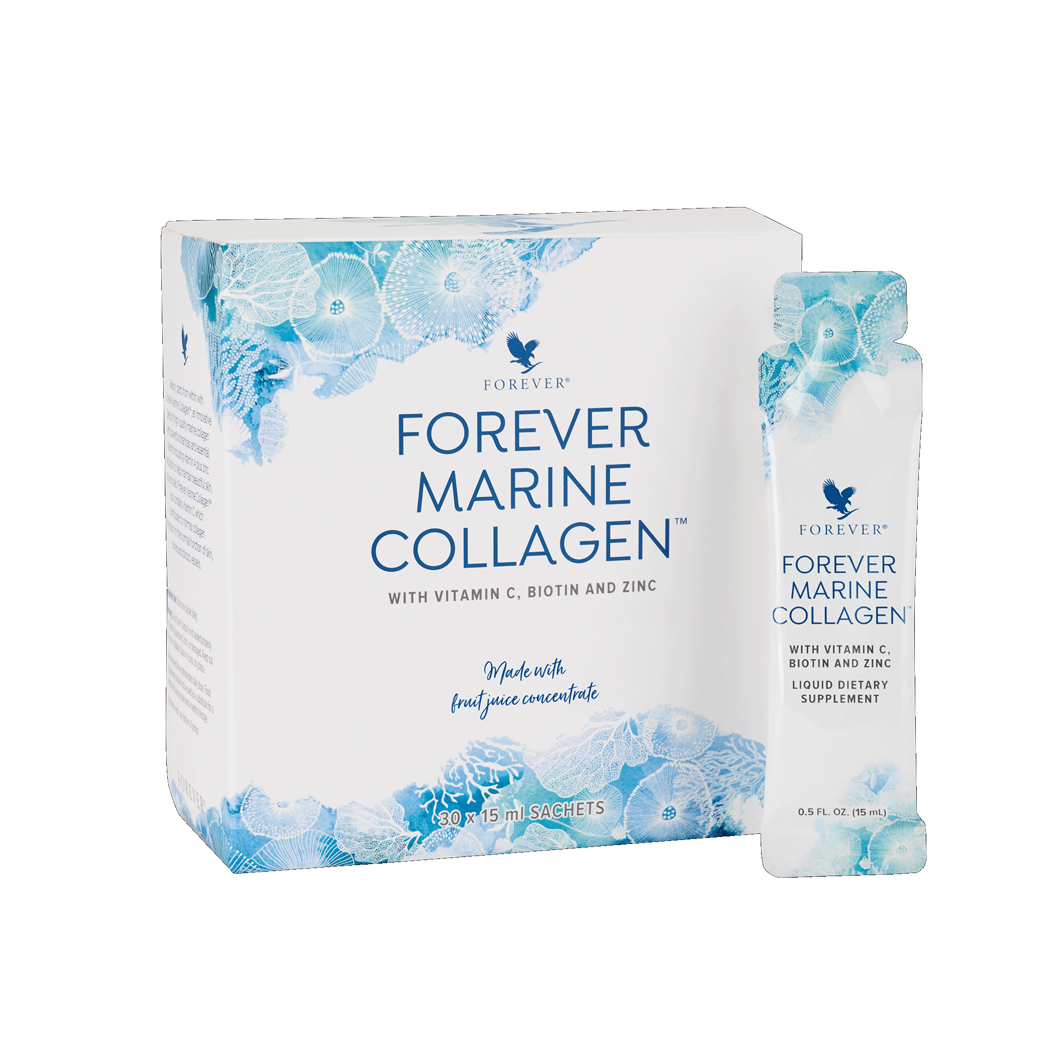 Forever Marine Collagen™ - течен морски колаген с биотин и цинк