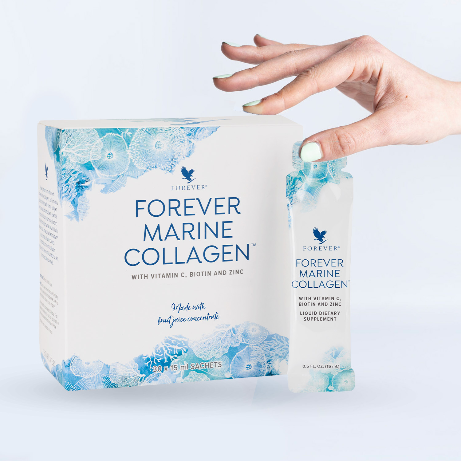 Forever Marine Collagen™ - течен морски колаген с биотин и цинк - Image 2